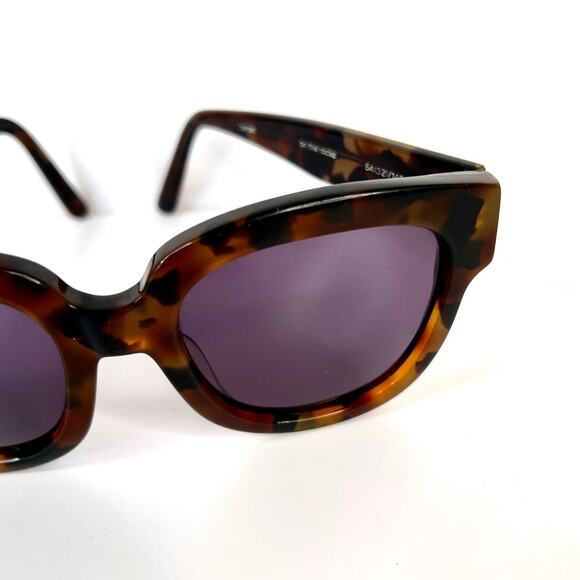 Ace & Tate Harper On the Rocks Round Tortoise Shell Sunglasses 54 21 145 - Picture 8 of 16